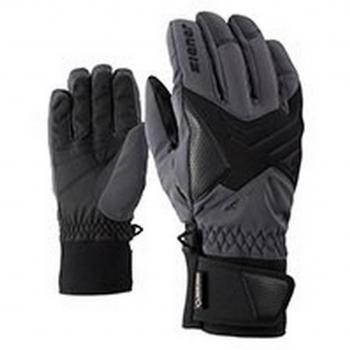 ZIENER Gomser Gtx Ebony Guantes, Hombre, Gris, 10