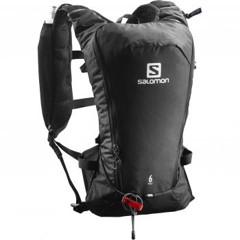 Salomon Mochila ligera para running 6L, agile 6  set, negro