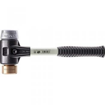 Halder SIMPLEX Fiberglass Mallet 300mm Length, 30mm Head Diameter, Copper/Soft Metal