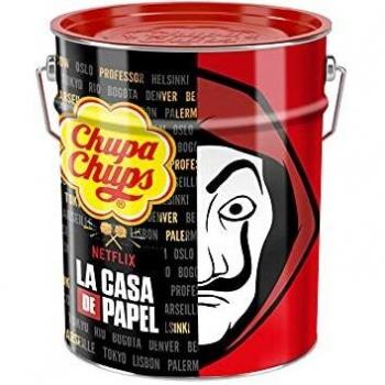 Chupa Chups Lata Angry Birds - Caramelos con Palo de Sabores Variados, 150 unidades