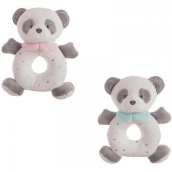 Sonajero Peluche Baby Panda Rosa 20cm