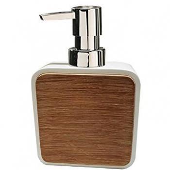 BATHSTAGE – b-nordic – Dispensador de jabón – poliresina – blanco y madera