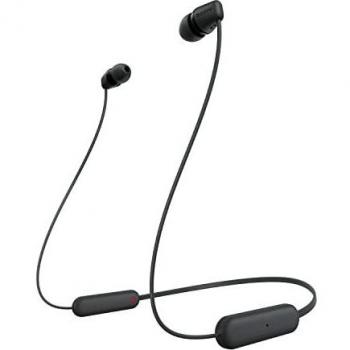 Sony WI-C100 Wireless In-ear Headphones - Up to 25 hours of battery life - Water resistant -Built-in