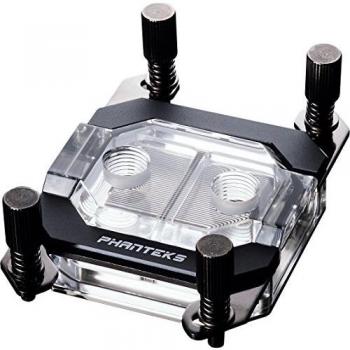 Phanteks PH-C350A_BK01 CPU Water Block LED Copper Base Nickel-plated Acrylic Aluminum cover Cooling,Black