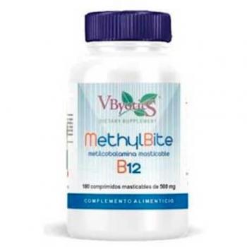Methylbite Metalcobalamina B12 180 Comprimidos 500mg - Vbyotics