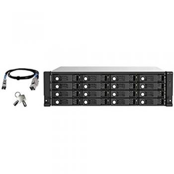QNAP TL-R1620Sep-RP 3U Rack Expansion Chassis - Vacía - 16 Bahías para HDD/SSD de 3.5/2.5 - Fuente de Alimentación Redundante -