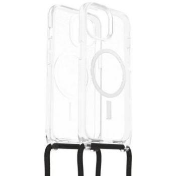 Funda Móvil OtterBox React Necklace MagSafe iPhone 15 - Transparente con Brillos Stardust