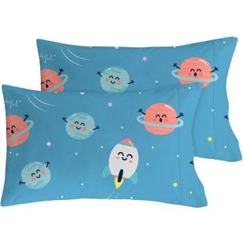 Funda de almohada Planetas 50x80 cm 100% algodón 144 hilos