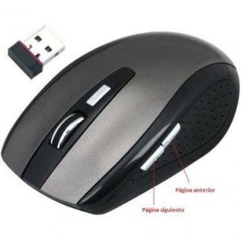 Daffodil WMS325 Ratón Óptico Inalámbrico 2.4GHz - Mouse sin cable con 5 Botones, Rueda de Desplazamiento y Sensibilidad Ajustable