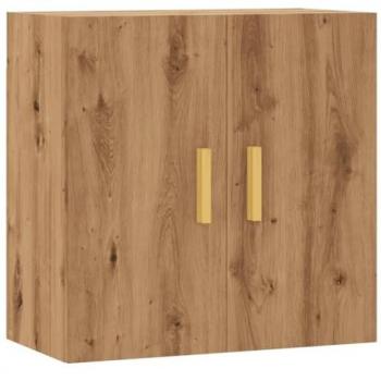 Armario de pared madera de ingeniería roble artisan 60x31x60 cm, marrón, armario flotante, armario para CD