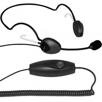 IMTRADEX Cabled Neckband Headset AirTalk NBD binaural with Ergonomic PTT-19