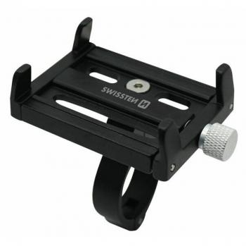 Soporte para teléfono móvil Swissten BC2, compatible con manillares de 31,8 mm, color negro