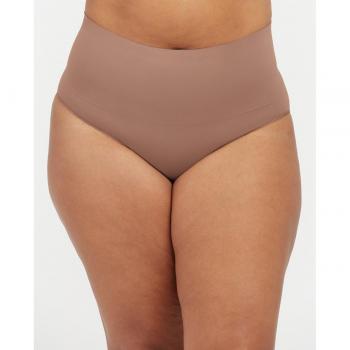 Braga reductora de talle alto Spanx fabricada en nylon reciclado