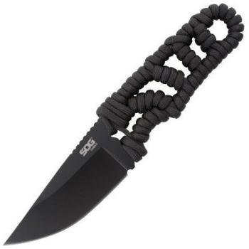 SOG FX32K-CP - Cuchillo (22,225 cm, 158,76g, 9CR18MOV, Paracord, Negro, Negro)