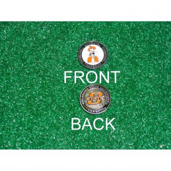 Oklahoma State University Golf bola solo marcador O doble cara