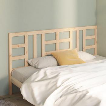 Cabecero para cama 186x4x100 cm madera maciza de pino