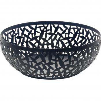 Frutero Alessi Cactus! 29 cm de acero inoxidable negro