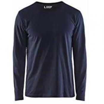 Navy Long Sleeve T-Shirt by Blaklader