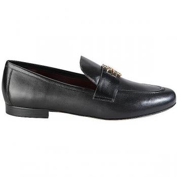Tory Burch Women's Eleanor Black Loafer Flats Size 8 (US)