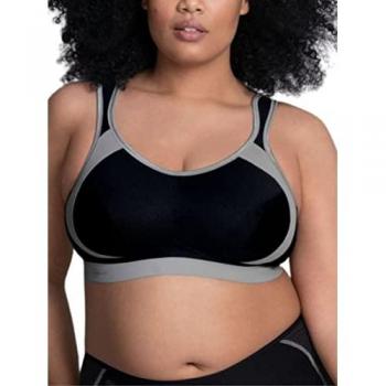 Anita Extreme Control Women's Sports Bra - Black, Size 46C (105C)