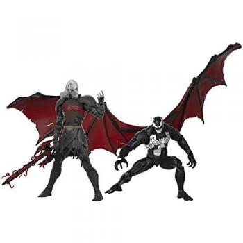 Spider-Man Marvel Legends Series 60th Anniversary F3466 Marvel’s Knull y Venom - Pack Doble de Figuras King in Black de 15 cm - 5 Accesorios