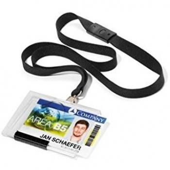 Soporte de tarjetas PUSHBOX MONO con banda textil, para 1 tarjeta, paquete de 10 unidades