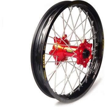 HAAN WHEELS - Rueda completa aro negro 18-2,15 buje rojo 1 16212/3/6
