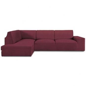 Funda Chaise Longue con respaldo izquierdo bielástica Eysa ROC Teja Rojo Oscuro 110 x 120 x 500 cm