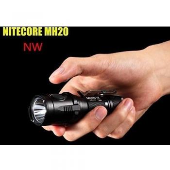 NITECORE mh20 XM-L2 1000lm Neutral White EDC LED linterna lámpara