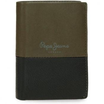 Cartera Pepe Jeans Dual vertical con monedero Verde caqui