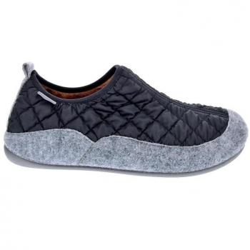 Zapatillas de Casa Toni Pons Nil-Um para Hombre, Cerradas, Combinación de Tejidos, Fabricadas en España - Color Negro