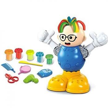 JUINSA- Set peluquería plastilina con acces. Caja 30x24x8, Multicolor (700771