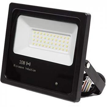 Greenice | Foco Proyector LED IP65 Detector Movimiento Integrado 30W 30.000H | Blanco Frío
