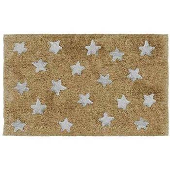 ALFOMBRA 100% ALGODÓN STARS BEIGE