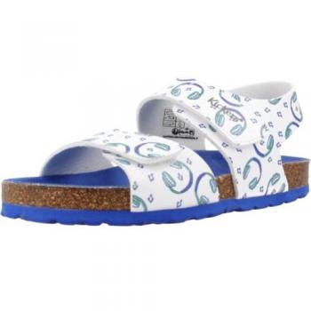 Sandalias de Niño Kickers Summerkro 33 Blancas con Velcro