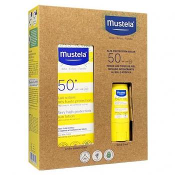 Mustela PACK SOLAR:LECHE SOLAR F50+STICK