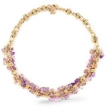 Collar Natural Beauty - Collar dorado de acero, modelo JUBN03200JWYGAMT-U, marca Guess