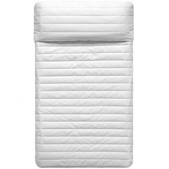 Colcha Cuna Dash 100x130 cm Blanca - 100% Algodón, Calidad 150 TC