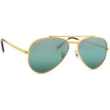 Ray-Ban New Aviator Polarized Sunglasses RB 3625 9196/G6 with Gradient Dark Blue Lenses