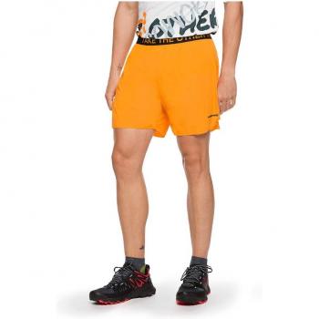 Pantalón corto de hombre Servoz Trangoworld - Pantalón running, color Naranja, talla L