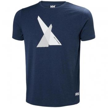 Helly Hansen HP SHORE T-SHIRT - Camiseta, Hombre, Azul