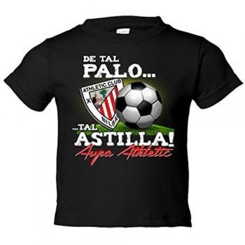 Camiseta niño de tal palo tal astilla Aupa Athletic de Bilbao - Negro, 9-11 años