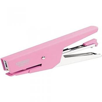 Grapadora Pinza Rapid 58 Rosa - Capacidad para 15 Hojas - Soft Grip