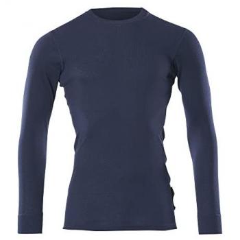 Camiseta de Manga Larga Crossover Mascot 00573 y Chaleco Térmico Premium Masculino Kiruna Mascot Azul Pequeño