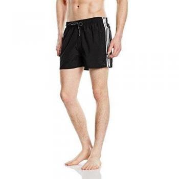 adidas 3SA SH VSL - Bañador para hombre, color negro / blanco / gris