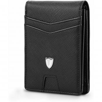 TEEHON Carteras Hombre, Billetera Hombre, Cartera RFID con 10 Ranuras para Tarjetas