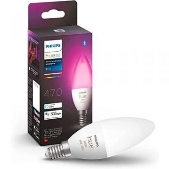 Philips Hue White and Color Ambiance E14 LED Smart Bulb 4W RGB