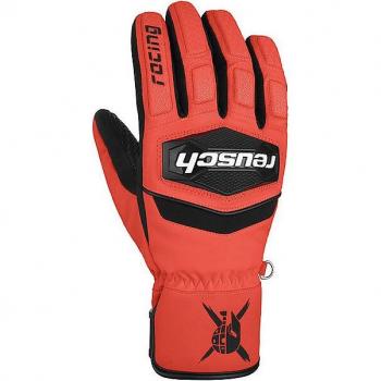 Guantes de esquí Reusch Worldcup Warrior R-TEX® XT, impermeables, transpirables, aislamiento térmico, palma de cuero sintético, ajuste ergonómico, compatible con pantallas táctiles