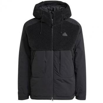 Adidas City Escape Insulated Waterproof Hooded Jacket - Black XL