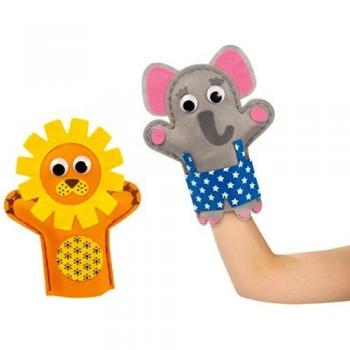 Goula- Elefante y león Marionetas